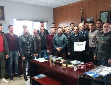 Κιλκίς: Τιμήθηκε ο αστυφύλακας που έσωσε τρία άτομα από φωτιά
